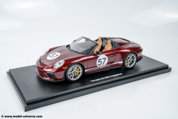 GT Spirit - 1:18 Porsche 911 (991.2) Speedster "Heritage Edition" Cherry Metallic 2019 - Limited Edition Resin Model 16 GT Spirit - 1:18 Porsche 911 (991.2) Speedster