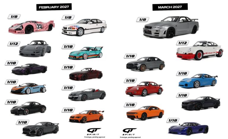 GT Spirit February & March 2027 New Releases