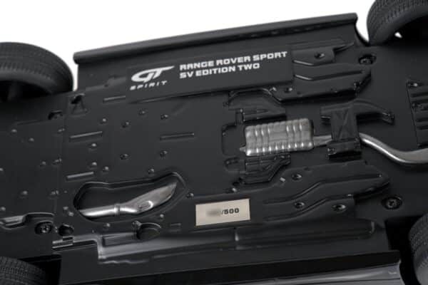 GT Spirit 1:12 Range Rover Sport SV Edition Two Black 2024 (GT555) Limited Edition Resin Model 22 GT Spirit 1:12 Range Rover Sport SV Edition Two Black 2024 resin model (GT555) base plate, limited edition of 500