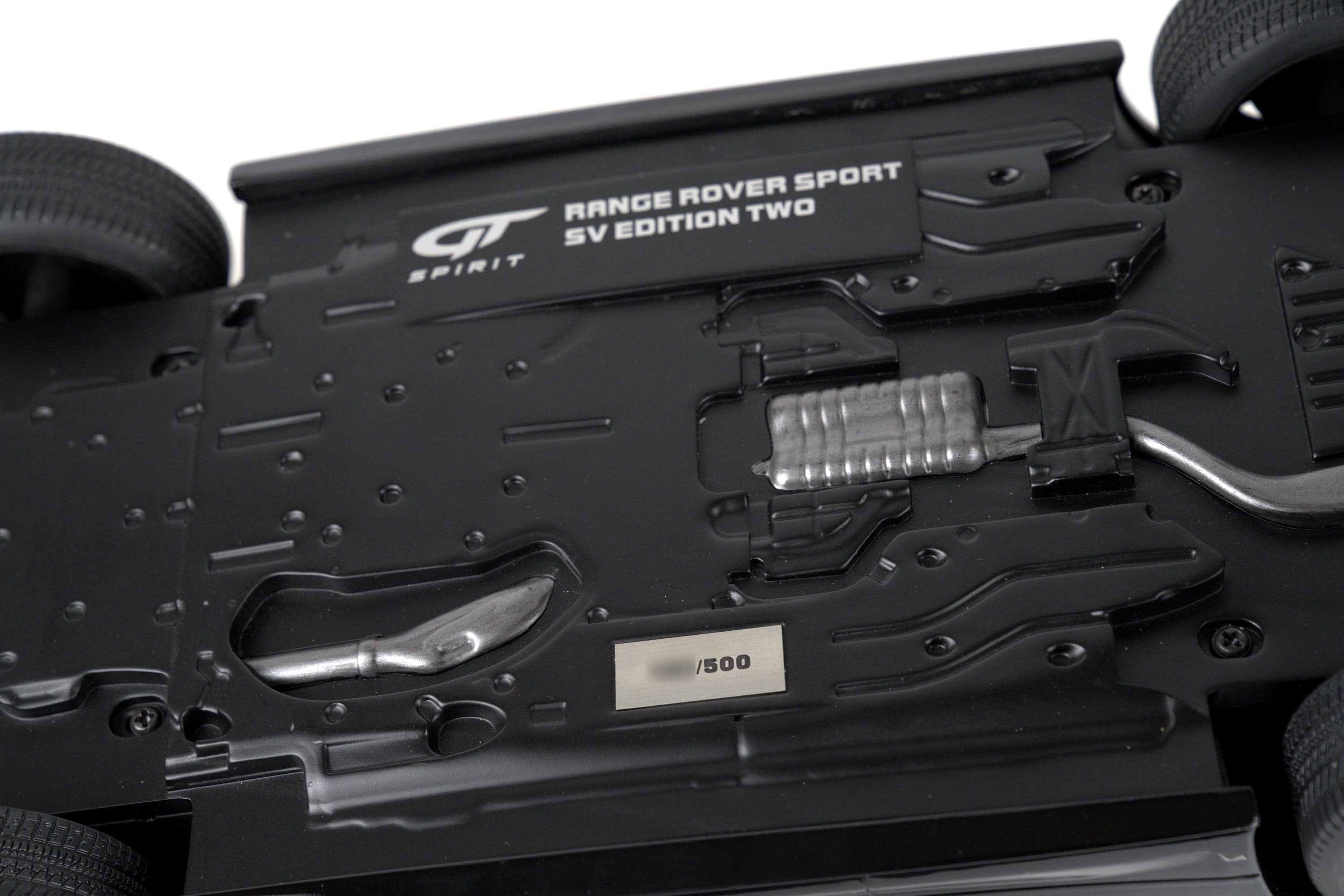 GT Spirit 1:12 Range Rover Sport SV Edition Two Black 2024 (GT555) Limited Edition Resin Model 11 GT Spirit 1:12 Range Rover Sport SV Edition Two Black 2024 resin model (GT555) base plate, limited edition of 500