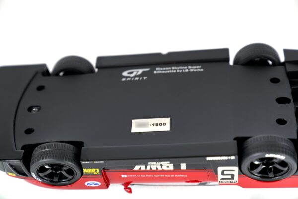 GT Spirit 1:18 Nissan Skyline R34 GT-R LB Super Silhouette Red 2020 (GT570) Limited Edition Resin Model 26 GT Spirit 1:18 Nissan Skyline R34 GT-R LB Super Silhouette Red (GT570) numbered base plate, limited to 1500
