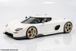 GT Spirit 1:18 Koenigsegg CC850 Crystal White 2024 (GT903) - Limited Edition Resin Model