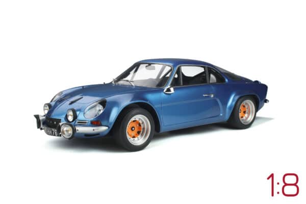 GT Spirit - 1:8 Alpine A110 1800 Group 4 Blue 1973 (GTS800701) Limited Edition Resin Model