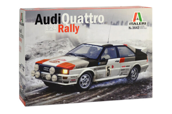 Italeri - 1:24 Audi Quattro Rally (3642) Model Kit