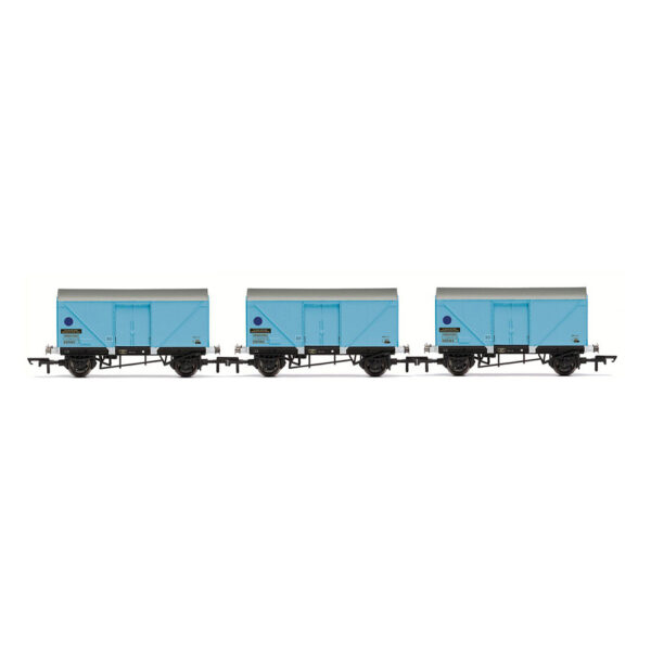 hornby - 12t fish van, three pack, br (r60115) oo gauge