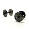 hornby - 14.1mm disc wheels - 4 hole (pack 10) (r8234) oo gauge