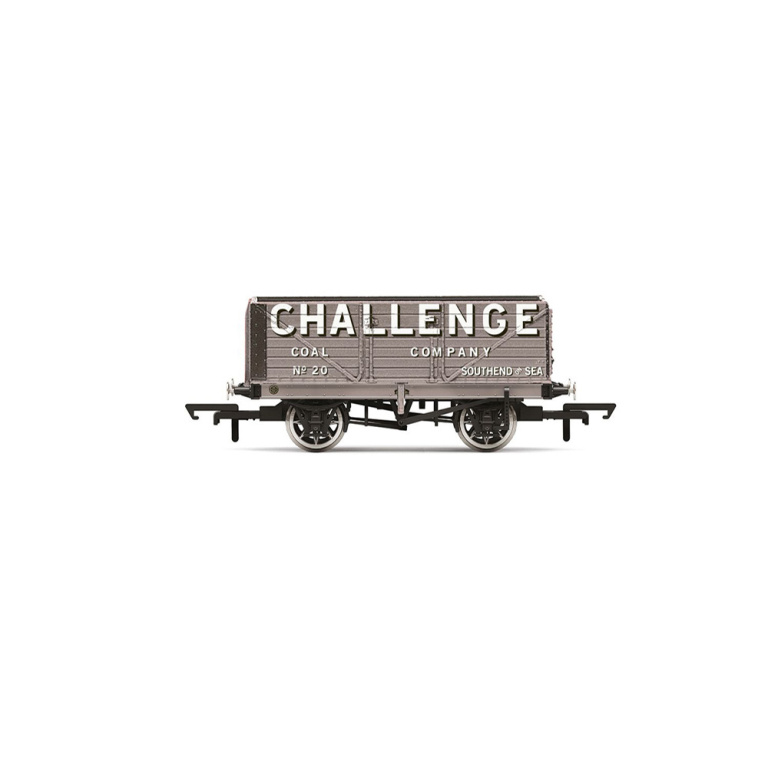 hornby - 7 plank wagon, challenge coal company (r60193) oo gauge