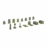 Hornby - Assorted Grave Stones & Monuments (R7297) OO Gauge