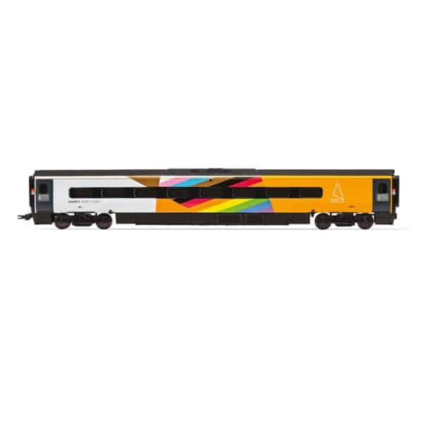 hornby - avanti west coast, pendolino trailer standard (ts), pride livery (r40197) oo gauge