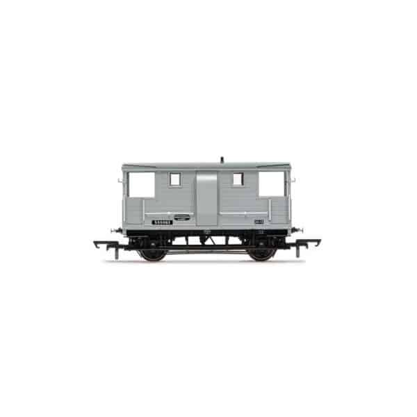 hornby - br, 24t diag. 1543 goods brake van, s55063 (r6915b) oo gauge