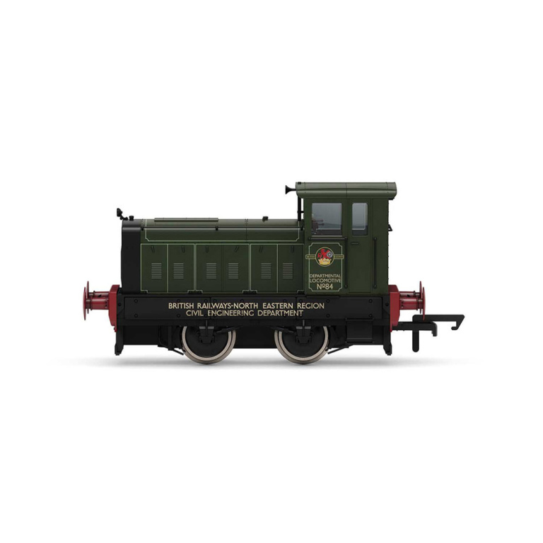 hornby - br, ruston & hornsby 88ds, 0-4-0, no. 84 (r3896) oo gauge