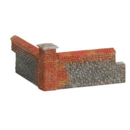 hornby - brick walling (corners) (r8978) oo gauge