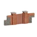 Hornby - Brick Walling (Gates & Piers) (R8979) OO Gauge