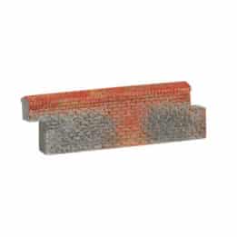 hornby - brick walling (straight) (r8977) oo gauge