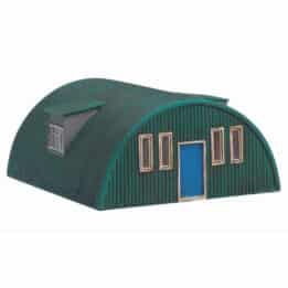 hornby - corrugated nissen hut (r8788) oo gauge
