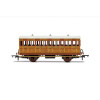 hornby - gnr, 4 wheel coach, 3rd class, fitted lights, 1505 (r40104a) oo gauge