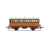 hornby - gnr, 4 wheel coach, 3rd class, fitted lights, 1636 (r40104) oo gauge