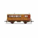 Hornby - GNR, 4 Wheel Coach, Brake 3rd Class, 399 (R40059) OO Gauge