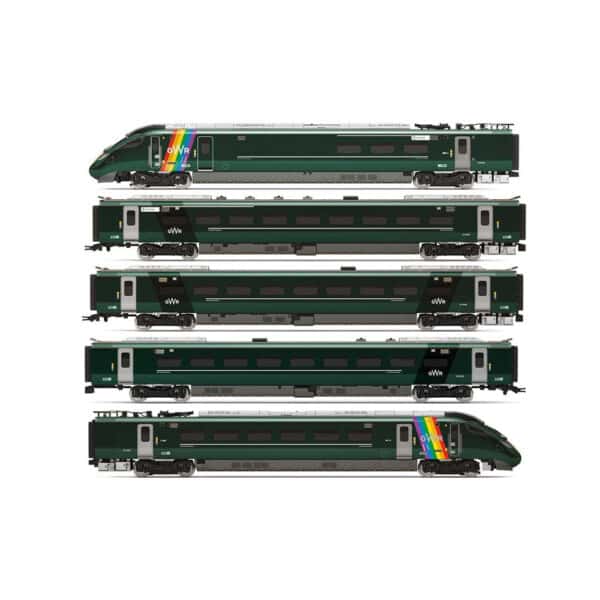 hornby - gwr, class 800, trainbow train pack (r3872) oo gauge
