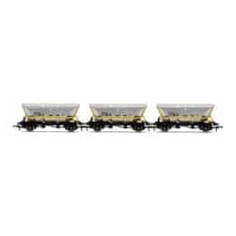 hornby - hfa hopper wagons, three pack, br coal sector (r60067) oo gauge