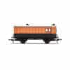 hornby - l&swr, 4 wheel coach, passenger brake, 140 (r40064) oo gauge