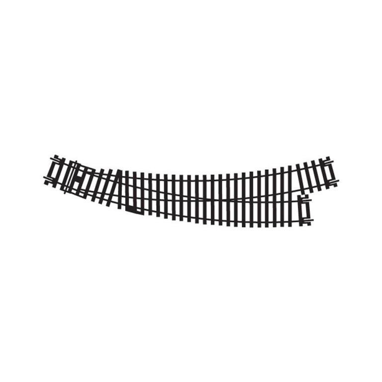 hornby - left hand curved point (r8074) oo gauge