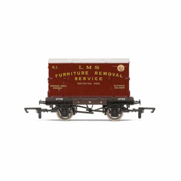 hornby - lms, conflat a, furniture removal (r60072) oo gauge