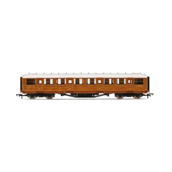 hornby - lner, 61'6" gresley corridor first, 31869 (r4827a) oo gauge
