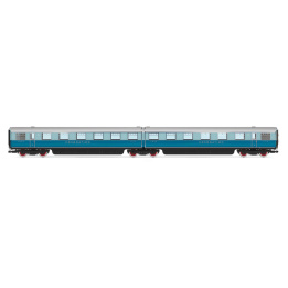 hornby - lner, coronation double open first articulated coach pack (r40224) oo gauge