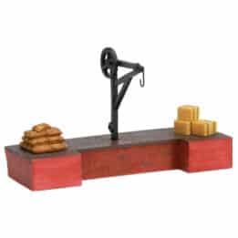 hornby - loading stage & crane (r8605) oo gauge