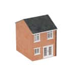Hornby - Modern Terraced House (R9801) OO Gauge