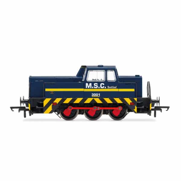 hornby - msc, sentinel, 0-6-0, 3001 (r30084) oo gauge