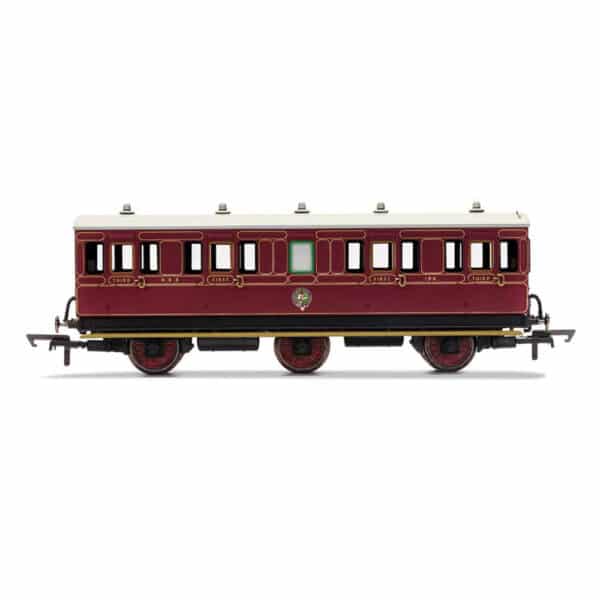 hornby - nbr, 6 wheel, composite, fitted lights, 196 (r40137) oo gauge