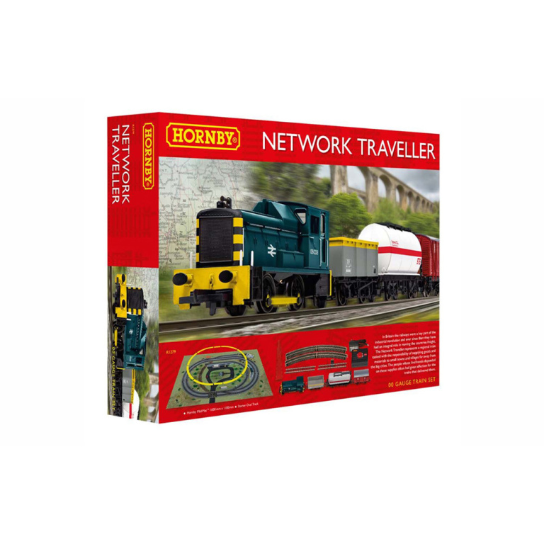 hornby - network traveller train set (r1279m) oo gauge