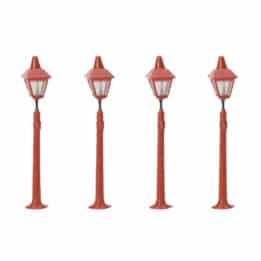 hornby - platform lamps x4 (r8673) oo gauge