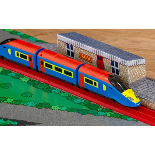 hornby - playtrains - flash the local express remote controlled battery train set (r9332m) oo gauge