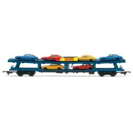 hornby - railroad br, car transport bogie wagon (r6423) oo gauge