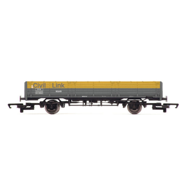 hornby - railroad civil link, 'zda' 45 ton open 'squid' wagon, 100065 (r60230) oo gauge