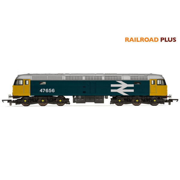 hornby - railroad plus br, class 47, co-co, 47656 (r30179) oo gauge