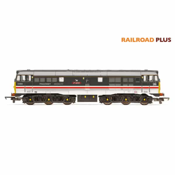 hornby - railroad plus br intercity, class 31, a1a-a1a, 31454 'the heart of wessex' (r30196) oo gauge