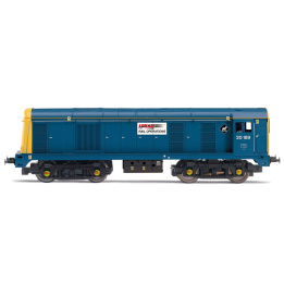 hornby - railroad plus loram rail, class 20, bo-bo, 20189 (r30318) oo gauge