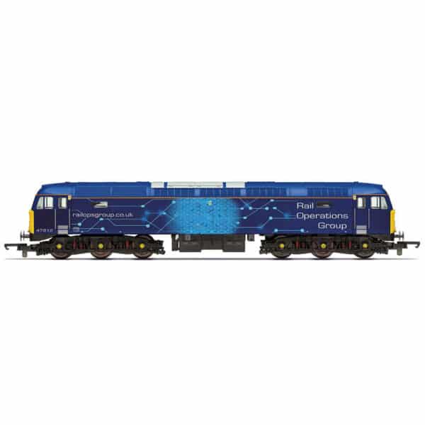 hornby - railroad plus rog, class 47, co-co, 47812 (r30046) oo gauge