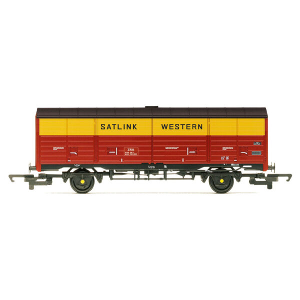 hornby - railroad satlink western, 45t zra closed van, kdc201003 (r60229) oo gauge