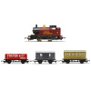 hornby - railroad steam engine train pack (r30035) oo gauge