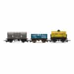 Hornby - RailRoad Triple Wagon Pack, Various (R60135) OO Gauge