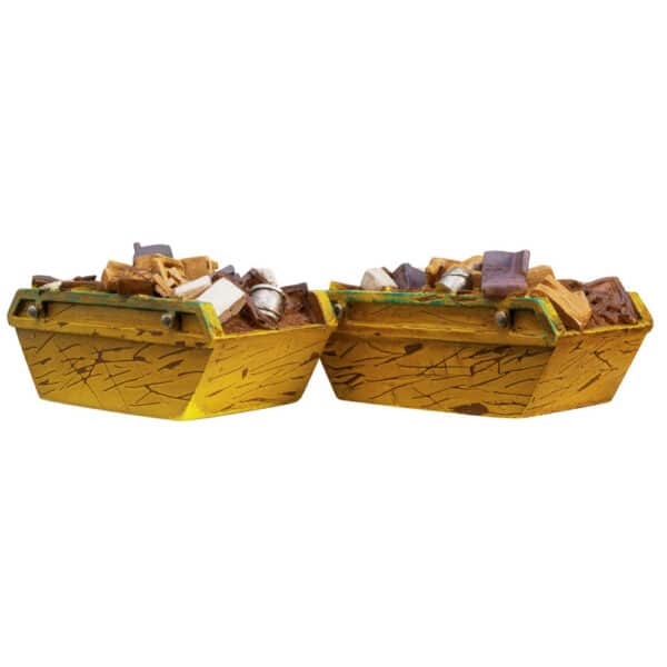 hornby - refuse skips x2 (r8613) oo gauge