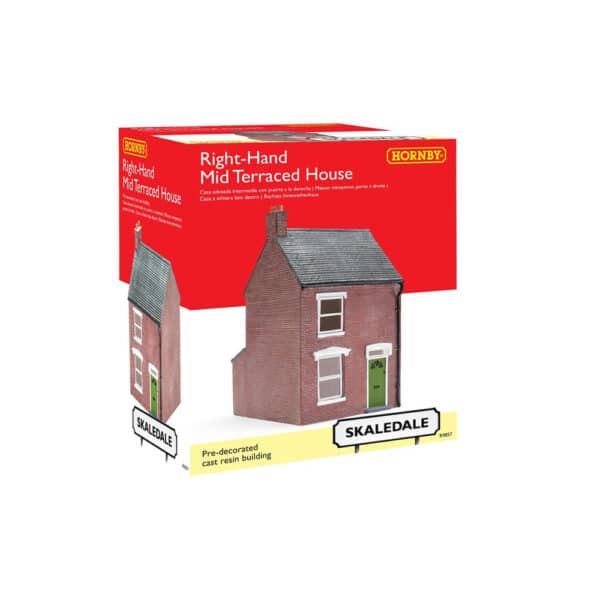 hornby - right hand mid-terraced house (r9863) oo gauge