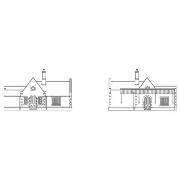hornby - south eastern railway station building (r7363) oo gauge