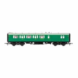 hornby - sr, bulleid 59' corridor brake third, 2845 (r4884) oo gauge