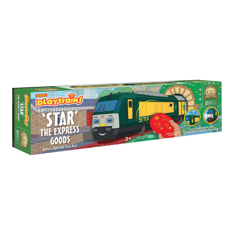 hornby - star the express goods remote controlled train pack (r9354) oo gauge